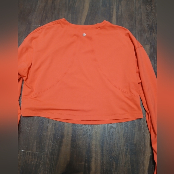 Lululemon Red Cropped Sweatshirt - Picture 3 of 8